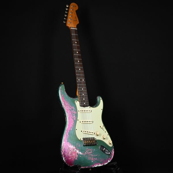 Fender Custom Shop Masterbuilt Dennis Galuszka '62 Stratocaster w/ Brazilian Rosewood Super Heavy Relic- Sherwood Metallic / Pink Paisley 2024 (R139982)