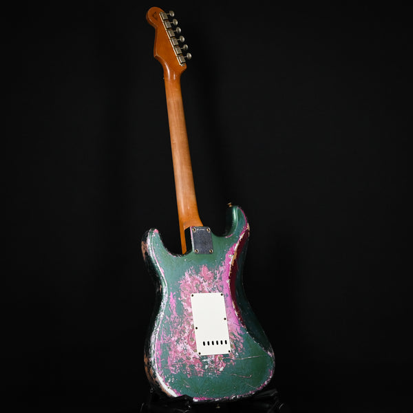 Fender Custom Shop Masterbuilt Dennis Galuszka '62 Stratocaster w/ Brazilian Rosewood Super Heavy Relic- Sherwood Metallic / Pink Paisley 2024 (R139982)