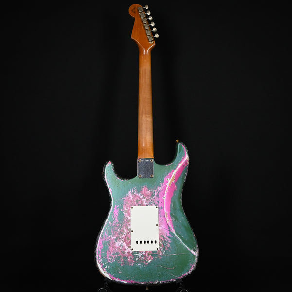 Fender Custom Shop Masterbuilt Dennis Galuszka '62 Stratocaster w/ Brazilian Rosewood Super Heavy Relic- Sherwood Metallic / Pink Paisley 2024 (R139982)