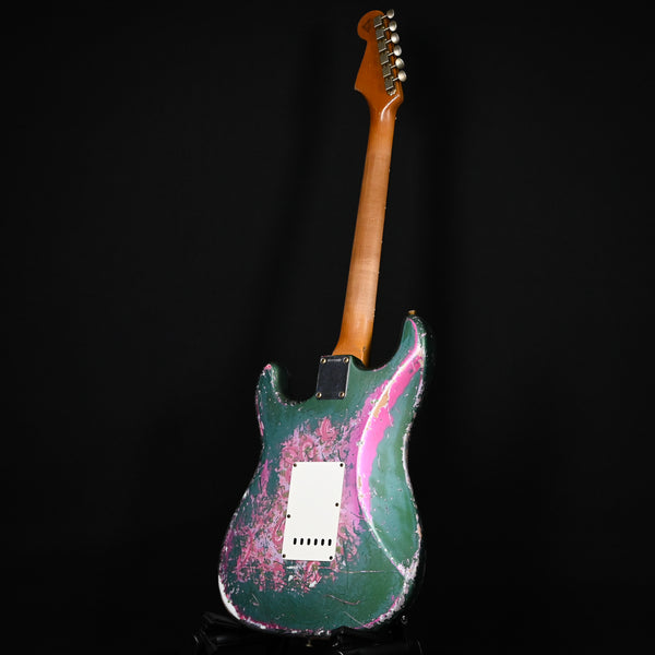 Fender Custom Shop Masterbuilt Dennis Galuszka '62 Stratocaster w/ Brazilian Rosewood Super Heavy Relic- Sherwood Metallic / Pink Paisley 2024 (R139982)