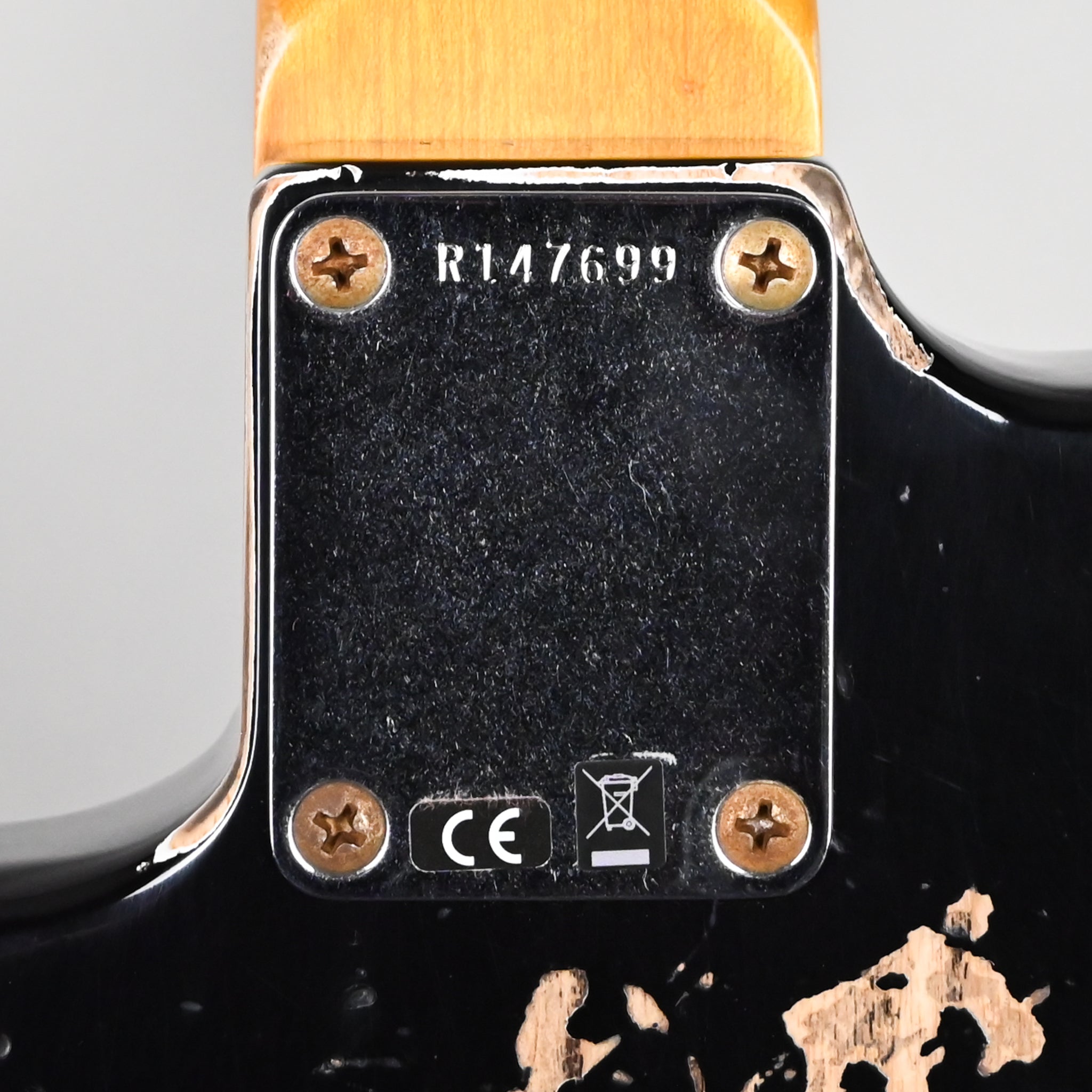 Fender Custom Shop '62 Stratocaster HSS w/ Ash Body, Heavy Relic- Black 2026 (R147699)