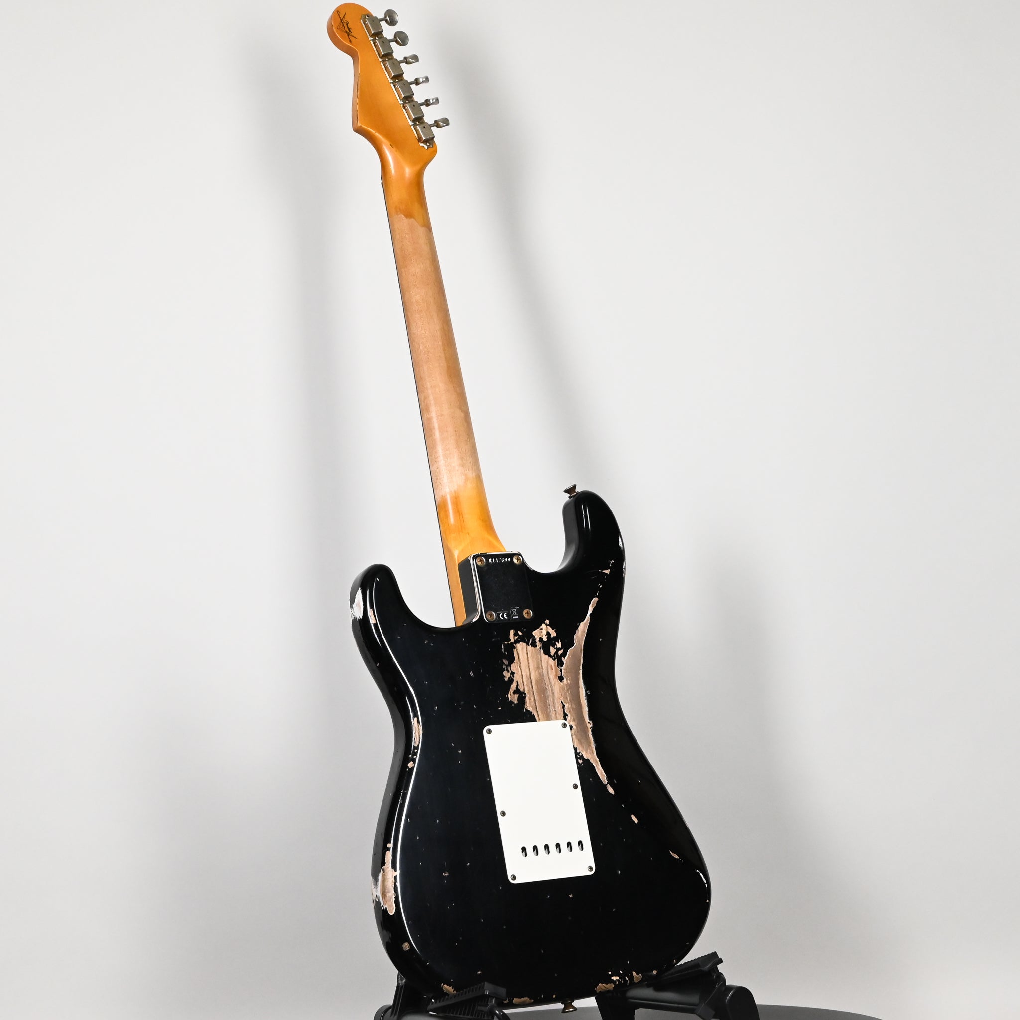 Fender Custom Shop '62 Stratocaster HSS w/ Ash Body, Heavy Relic- Black 2026 (R147699)
