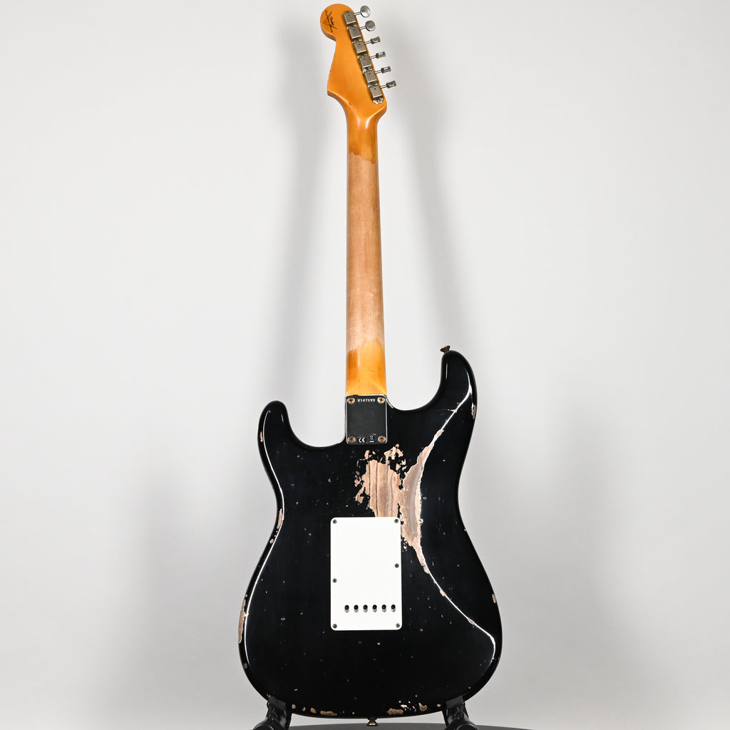 Fender Custom Shop '62 Stratocaster HSS w/ Ash Body, Heavy Relic- Black 2026 (R147699)