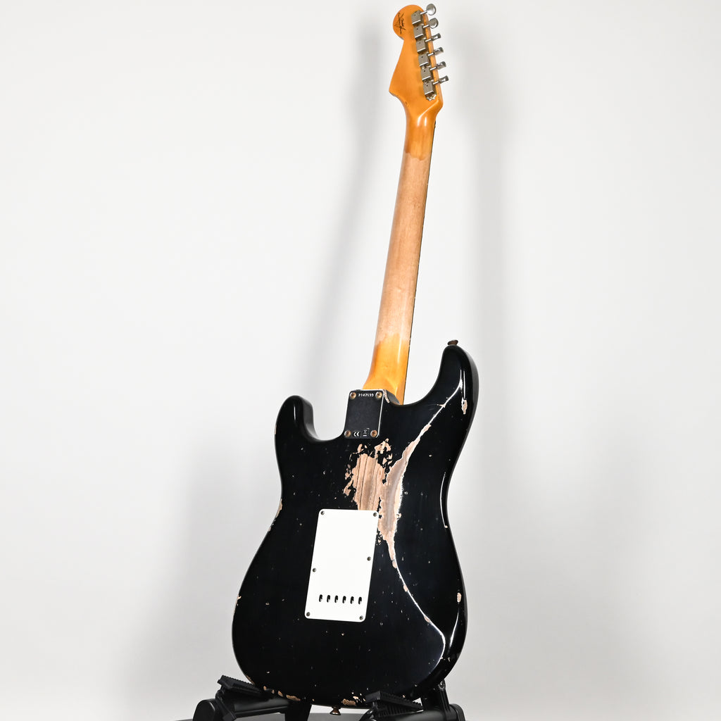 Fender Custom Shop '62 Stratocaster HSS w/ Ash Body, Heavy Relic- Black 2026 (R147699)