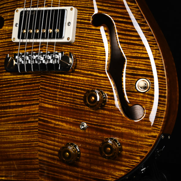 PRS Hollowbody II Piezo w/ 10 Top Electric Guitar- Black Gold 2025 (0408522)