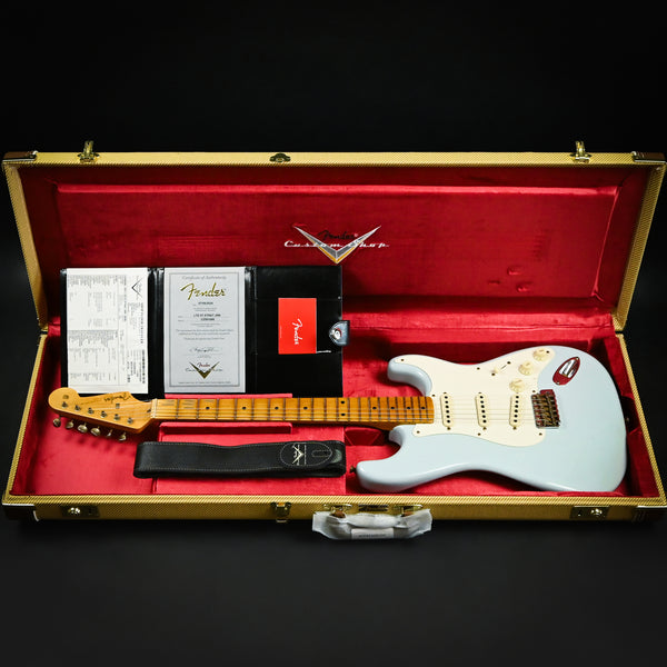 Fender Custom Shop Limited-Edition 1957 Stratocaster Journeyman Relic - Aged Sonic Blue (CZ581086)