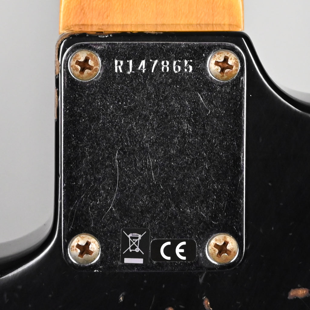 Fender Custom Shop '62 Stratocaster HSS w/ Alder Body, Heavy Relic- Black 2026 (R147865)