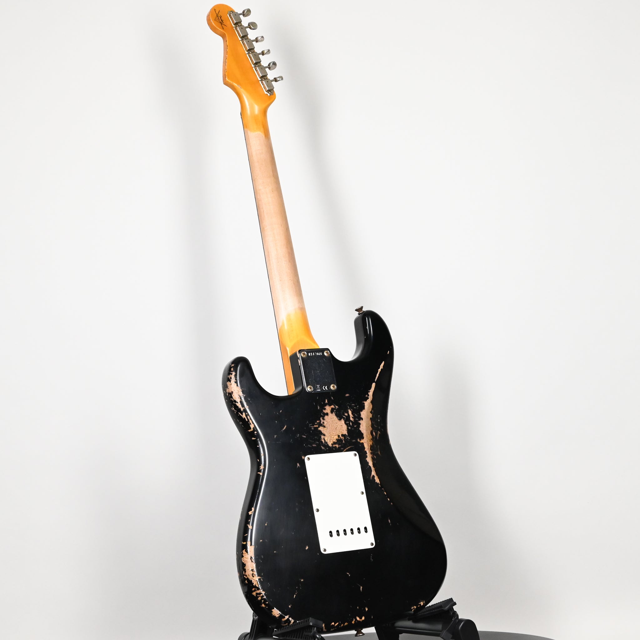 Fender Custom Shop '62 Stratocaster HSS w/ Alder Body, Heavy Relic- Black 2026 (R147865)