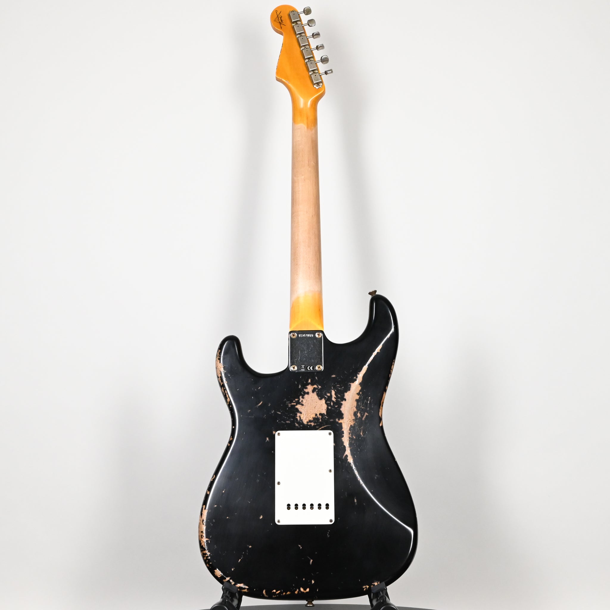 Fender Custom Shop '62 Stratocaster HSS w/ Alder Body, Heavy Relic- Black 2026 (R147865)