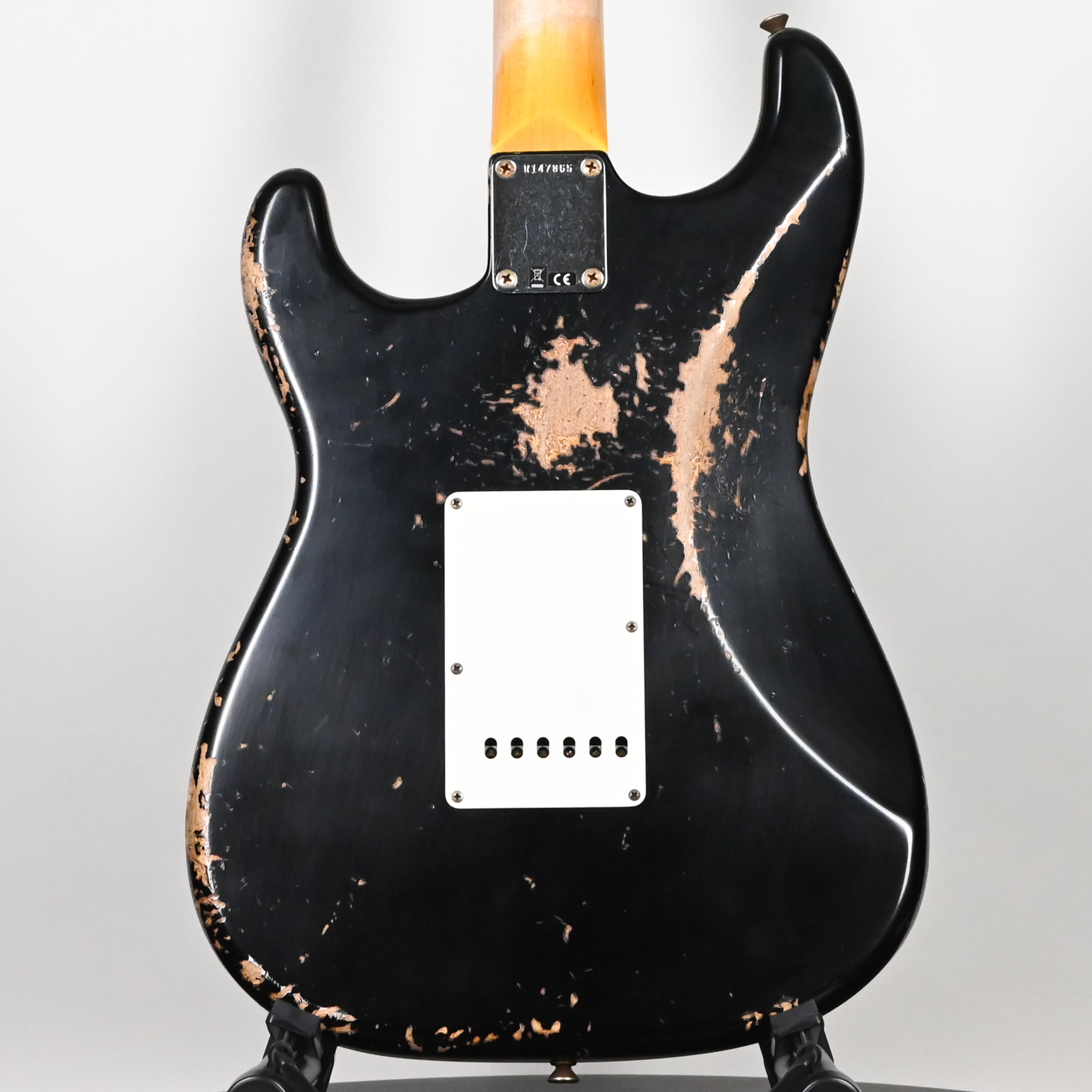 Fender Custom Shop '62 Stratocaster HSS w/ Alder Body, Heavy Relic- Black 2026 (R147865)