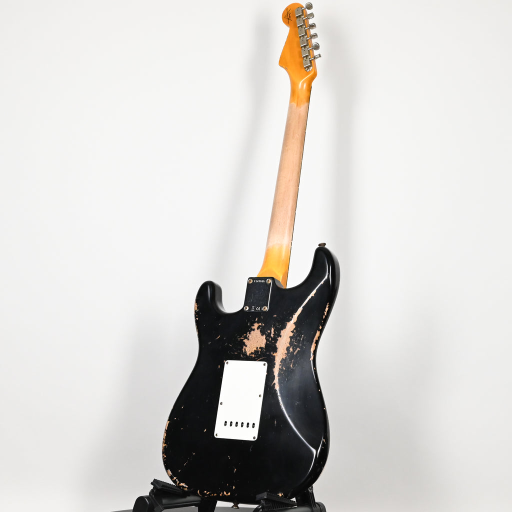 Fender Custom Shop '62 Stratocaster HSS w/ Alder Body, Heavy Relic- Black 2026 (R147865)