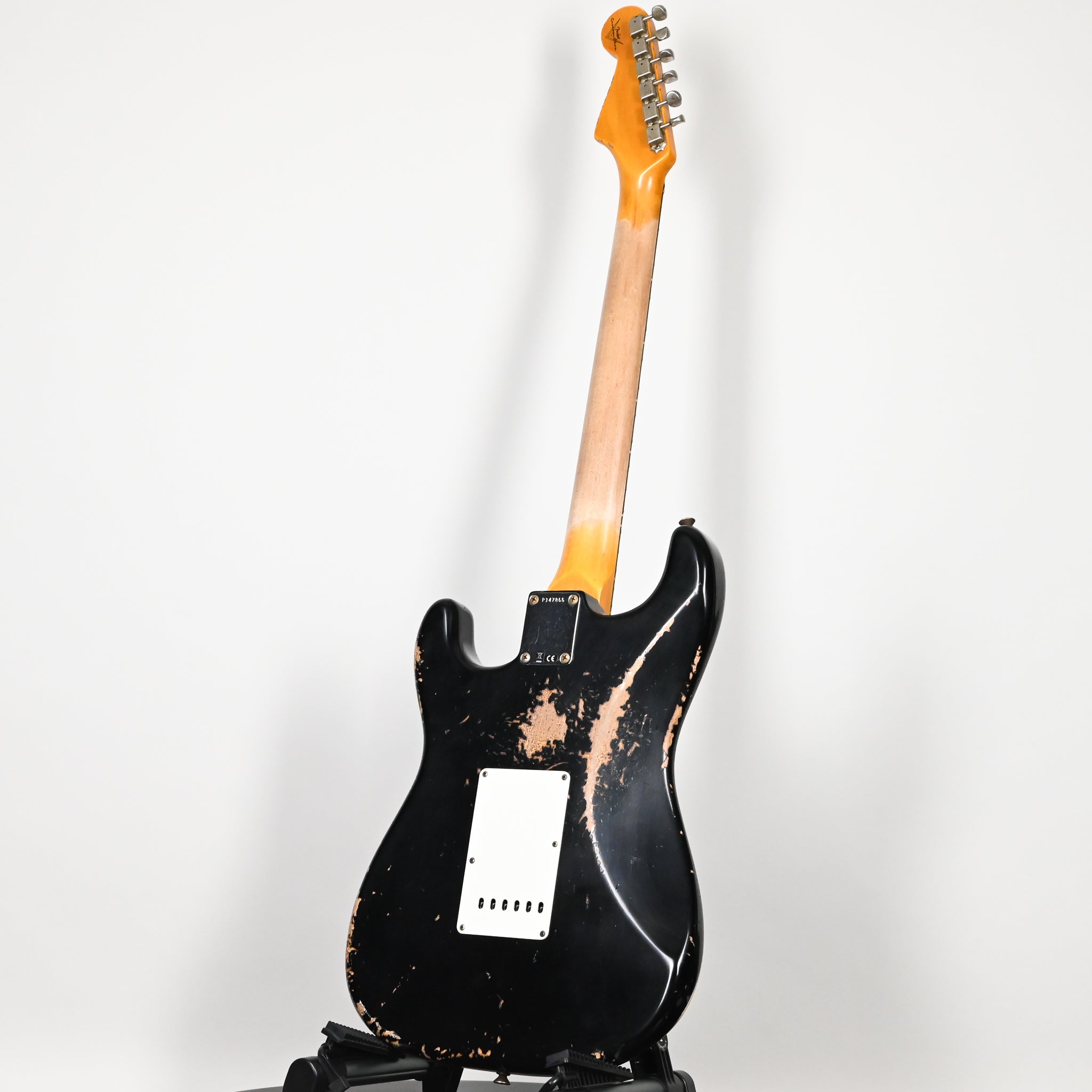 Fender Custom Shop '62 Stratocaster HSS w/ Alder Body, Heavy Relic- Black 2026 (R147865)