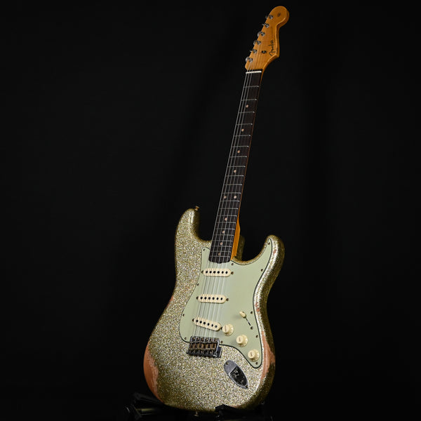 Fender Custom Shop Limited Edition 1962 Stratocaster Heavy Relic- Gold Sparkle 2025 (CZ589416)