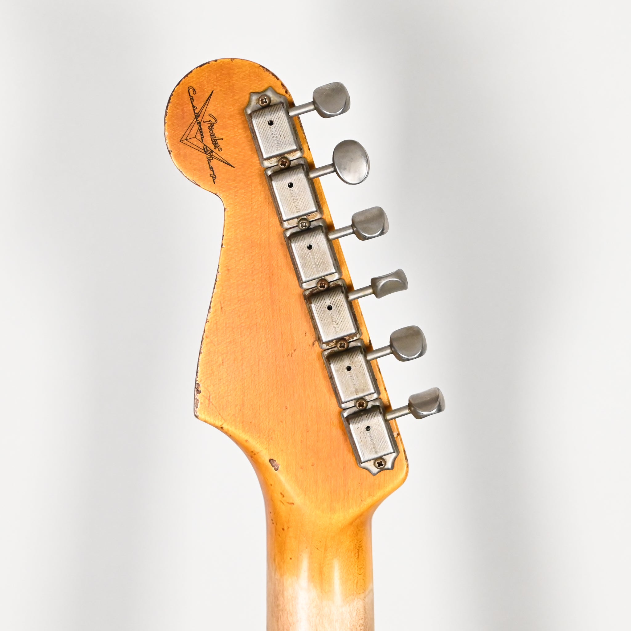 Fender Custom Shop '62 Stratocaster HSS w/ Painted Headcap, Heavy Relic- Black 2026 (R149026)