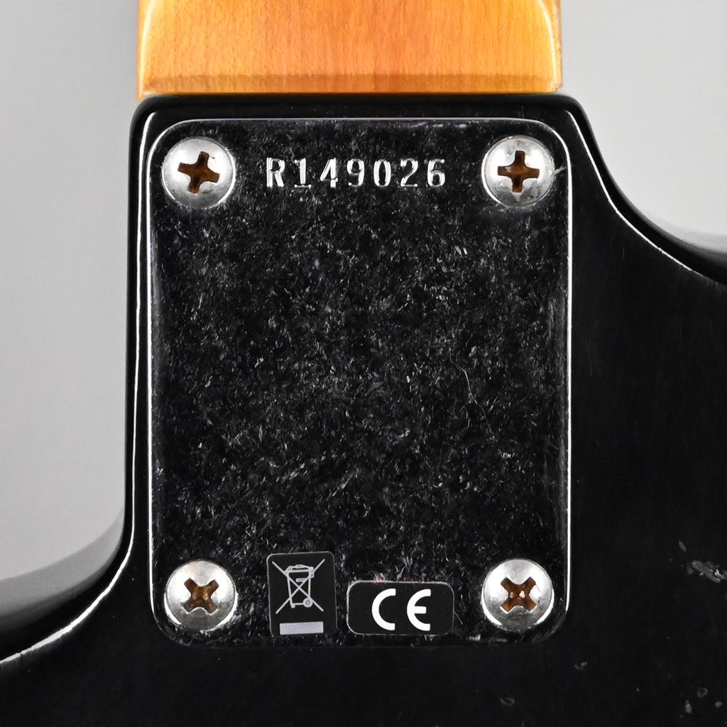 Fender Custom Shop '62 Stratocaster HSS w/ Painted Headcap, Heavy Relic- Black 2026 (R149026)