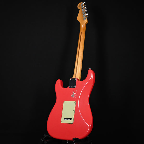 Fender Custom Shop Deluxe Stratocaster w/ Seymour Duncan SH4B Humbucker, Relic/ Closet Classic Hardware- Aged Fiesta Red 2025 (R146818)
