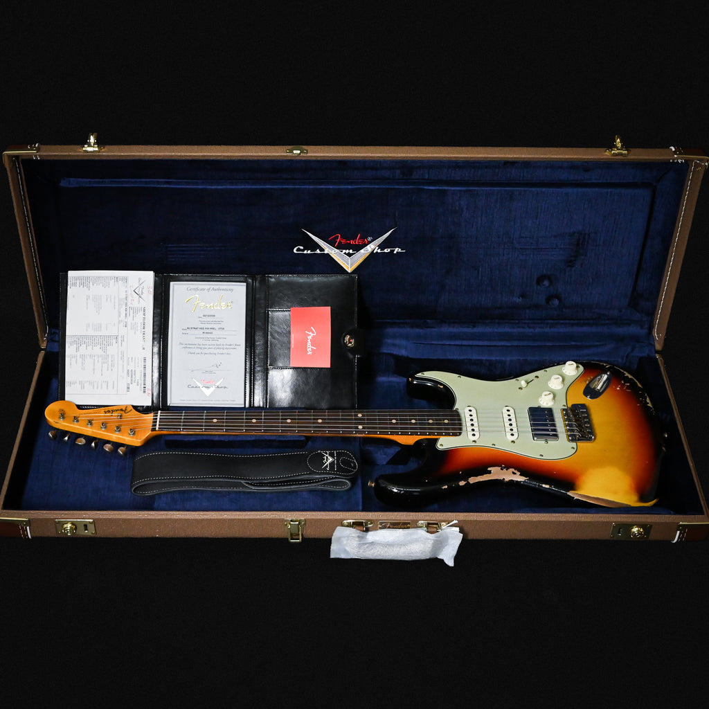 Fender Custom Shop '62 Stratocaster HSS w/ Alder Body, Heavy Relic- 3 Color Sunburst 2026 (R148443)