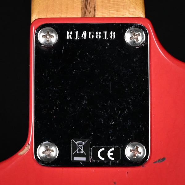 Fender Custom Shop Deluxe Stratocaster w/ Seymour Duncan SH4B Humbucker, Relic/ Closet Classic Hardware- Aged Fiesta Red 2025 (R146818)