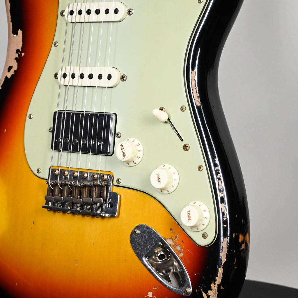 Fender Custom Shop '62 Stratocaster HSS w/ Alder Body, Heavy Relic- 3 Color Sunburst 2026 (R148443)