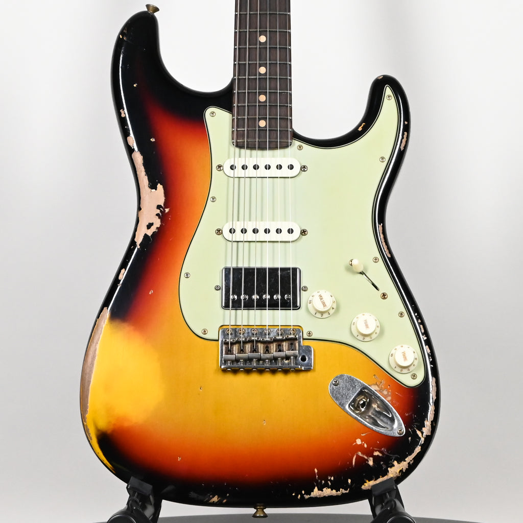 Fender Custom Shop '62 Stratocaster HSS w/ Alder Body, Heavy Relic- 3 Color Sunburst 2026 (R148443)