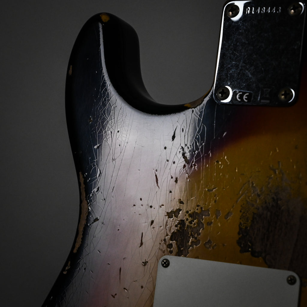 Fender Custom Shop '62 Stratocaster HSS w/ Alder Body, Heavy Relic- 3 Color Sunburst 2026 (R148443)