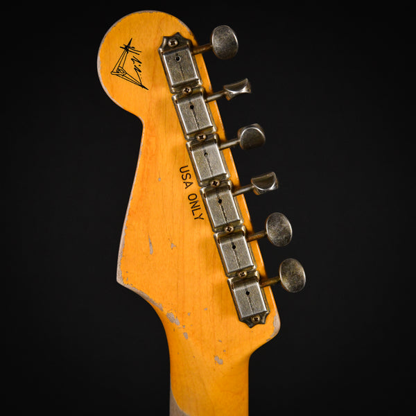 Fender Masterbuilt Kyle McMillin 1962 Stratocaster Heavy Relic Surf Green/Sunburst Brazilian Rosewood 2023 (CZ569933)