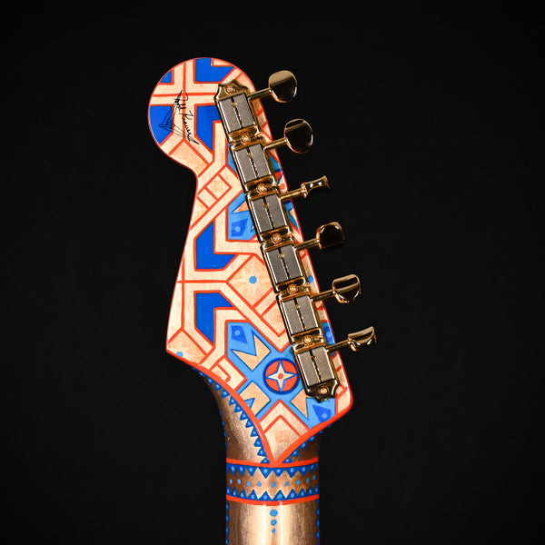 Fender Custom Shop Masterbuilt Todd Krause  Pamelina Artwork Golden Falcon Stratocaser (R145255)