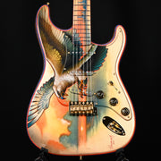 Fender Custom Shop Masterbuilt Todd Krause  Pamelina Artwork Golden Falcon Stratocaser (R145255)