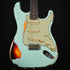 Fender Masterbuilt Kyle McMillin 1962 Stratocaster Heavy Relic Surf Green/Sunburst Brazilian Rosewood 2023 (CZ569933)