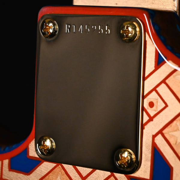 Fender Custom Shop Masterbuilt Todd Krause  Pamelina Artwork Golden Falcon Stratocaser (R145255)