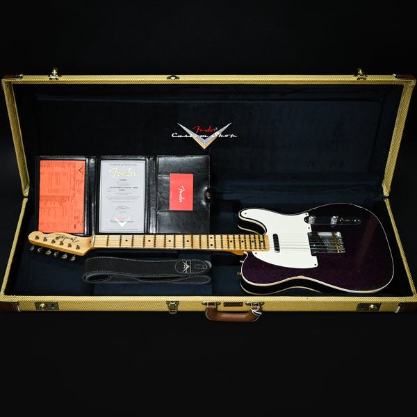 Fender Custom Shop Limited Edition Tomatillo Telecaster Relic- Aged Magenta Sparkle 2025 (R138605)