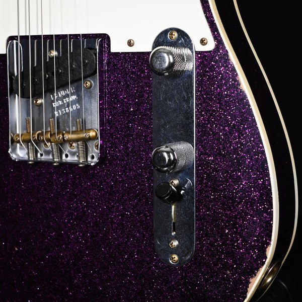 Fender Custom Shop Limited Edition Tomatillo Telecaster Relic- Aged Magenta Sparkle 2025 (R138605)
