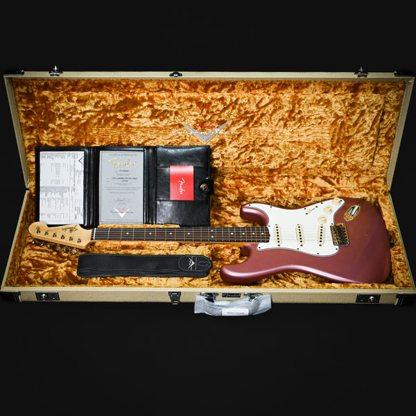 Fender Custom Shop Limited Edition L-Series Fat 64 Stratocaster Journeyman- Aged Burgundy Mist Metallic 2024 (L11795)