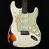 Fender Custom Shop '61 Stratocaster Super Heavy Relic- Aged Olympic White / 3 Tone Sunburst 2025 (CZ587035)