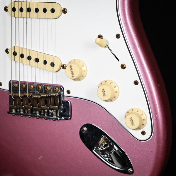 Fender Custom Shop Limited Edition L-Series Fat 64 Stratocaster Journeyman- Aged Burgundy Mist Metallic 2024 (L11795)