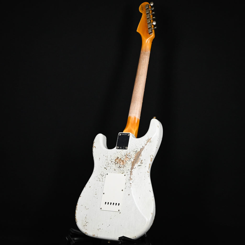 Fender Custom Shop '62 Stratocaster HSS w/ Painted Headcap, Heavy Relic- Olympic White 2026 (R146939)