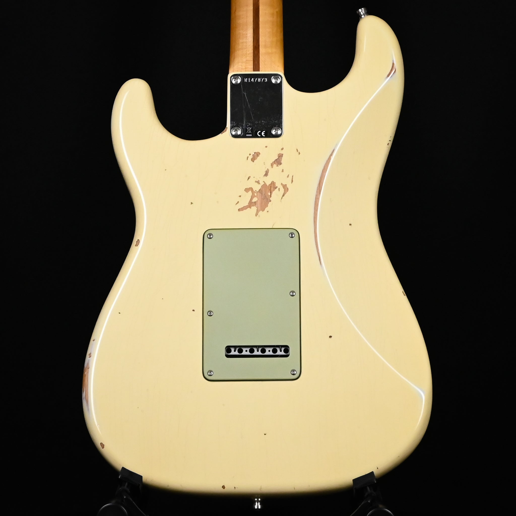 Fender Custom Shop Deluxe Stratocaster w/ Seymour Duncan SH4B Humbucker, Relic/ Closet Classic Hardware- Aged Vintage White 2026 (R147873)