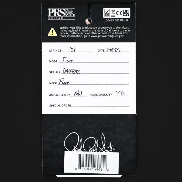 PRS Fiore Mark Lettieri Signature- Sugar Moon 2025 (0409392)