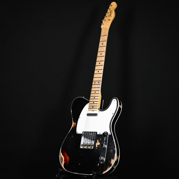 Fender Custom Shop Limited Edition '65 Telecaster Custom Heavy Relic- Aged Black/ 3 Tone Sunburst 2025 (CZ583239)