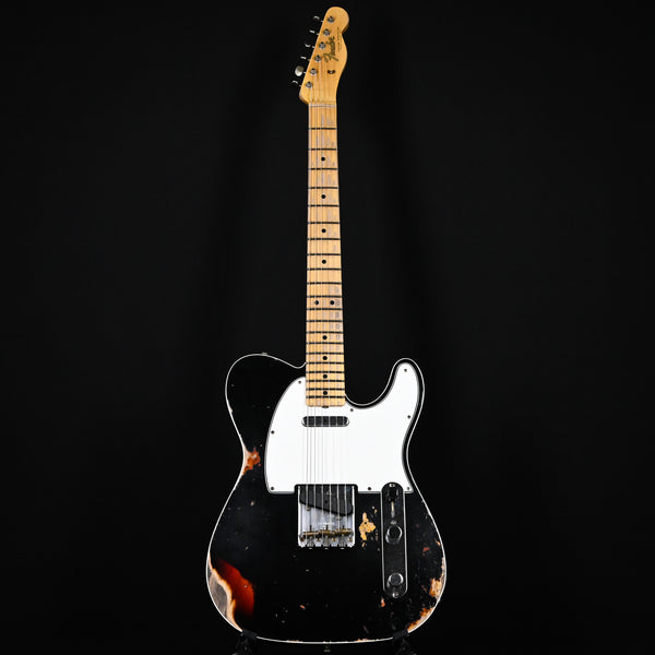 Fender Custom Shop Limited Edition '65 Telecaster Custom Heavy Relic- Aged Black/ 3 Tone Sunburst 2025 (CZ583239)