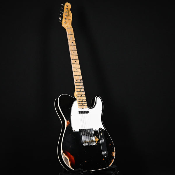 Fender Custom Shop Limited Edition '65 Telecaster Custom Heavy Relic- Aged Black/ 3 Tone Sunburst 2025 (CZ583239)