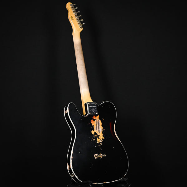 Fender Custom Shop Limited Edition '65 Telecaster Custom Heavy Relic- Aged Black/ 3 Tone Sunburst 2025 (CZ583239)