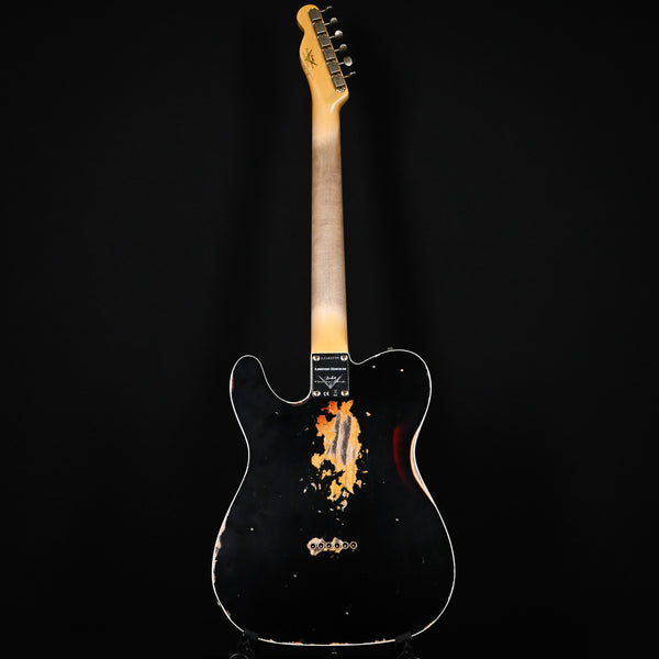 Fender Custom Shop Limited Edition '65 Telecaster Custom Heavy Relic- Aged Black/ 3 Tone Sunburst 2025 (CZ583239)