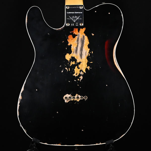 Fender Custom Shop Limited Edition '65 Telecaster Custom Heavy Relic- Aged Black/ 3 Tone Sunburst 2025 (CZ583239)