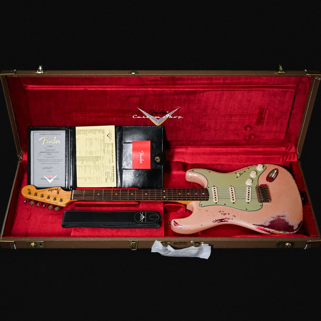 Fender Custom Shop 1962 Stratocaster w/ Josefina Handwound Pickups, Heavy Relic- Aged Shell Pink/ Pink Paisley 2025 (R148904)