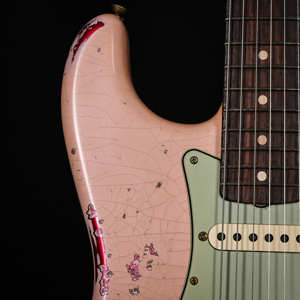 Fender Custom Shop 1962 Stratocaster w/ Josefina Handwound Pickups, Heavy Relic- Aged Shell Pink/ Pink Paisley 2025 (R148904)