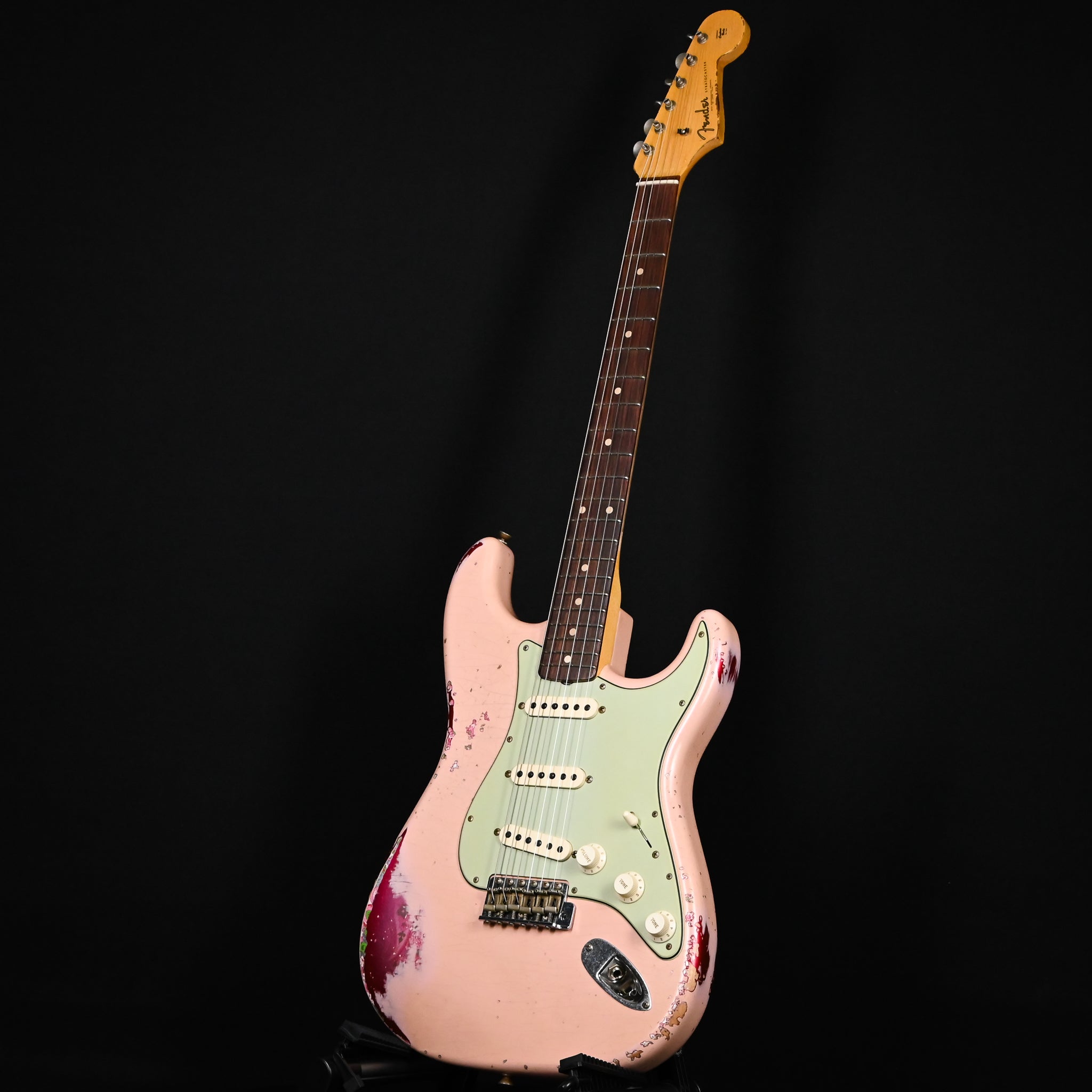 Fender Custom Shop 1962 Stratocaster w/ Josefina Handwound Pickups, Heavy Relic- Aged Shell Pink/ Pink Paisley 2025 (R148904)
