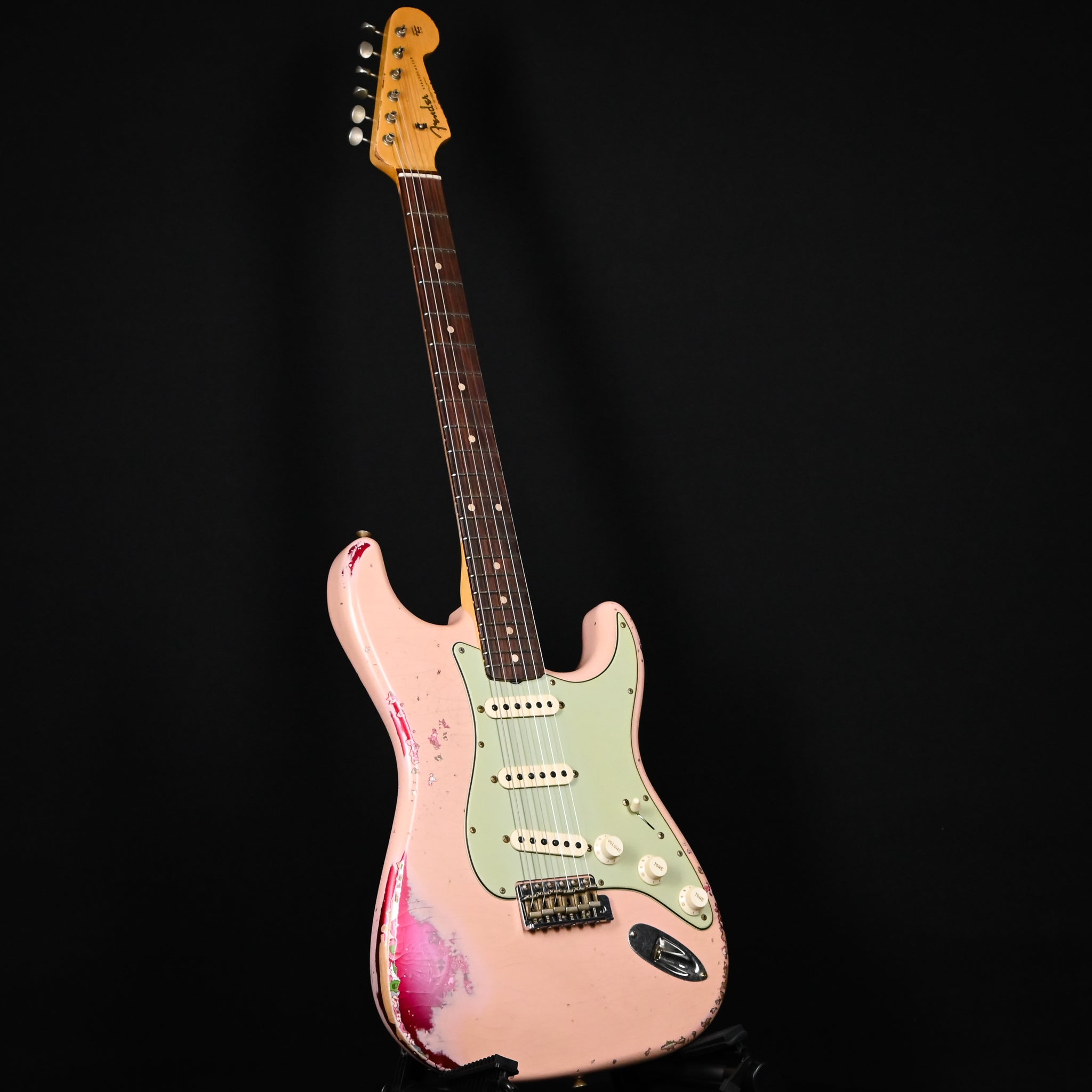 Fender Custom Shop 1962 Stratocaster w/ Josefina Handwound Pickups, Heavy Relic- Aged Shell Pink/ Pink Paisley 2025 (R148904)