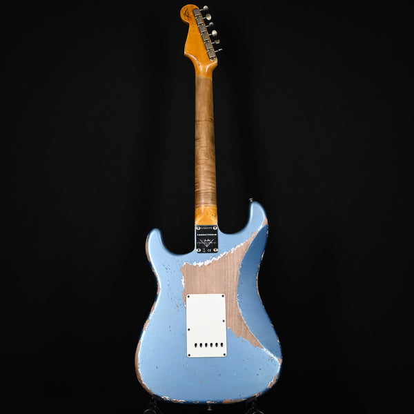 Fender Custom Shop Limited Edition Red Hot Stratocaster Super Heavy Relic- Super Faded Aged Lake Placid Blue 2024 (CZ583223)