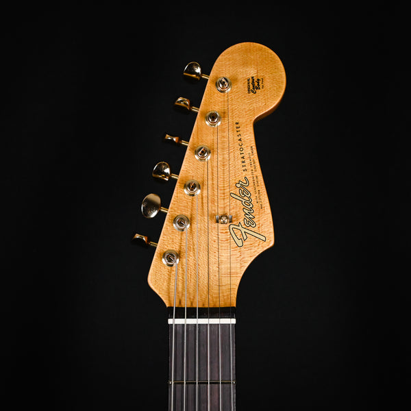 Fender Custom Shop Limited-Edition '65 Dual-Mag Strat Journeyman Relic- Aged Sage Green Metallic (CZ570850)